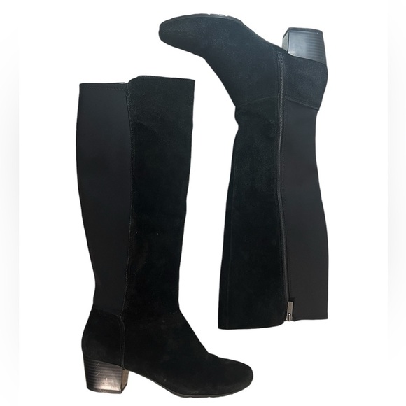 Kenneth Cole Reaction Suede Mid Calf Pil-Anthropy Boots Sz 7.5 - Picture 2 of 8
